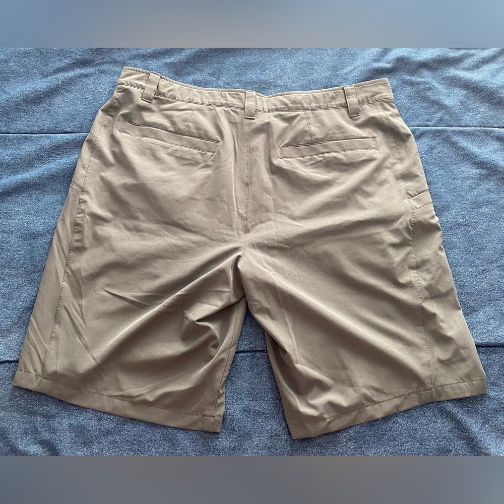 Grey golf shorts